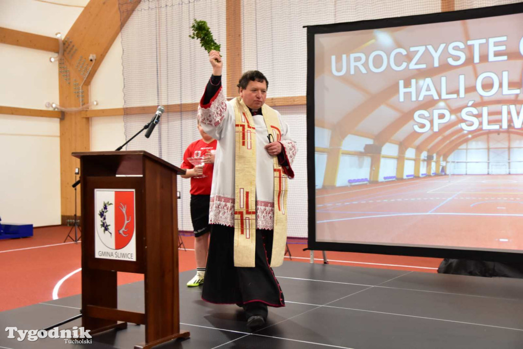 Śliwice: Uroczyście otwarto halę Olimpia przy Szkole Podstawowej im. Ks. Prałata Erharda Staniszewskiego