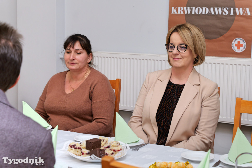 Krwiodawcy z powiatu tucholskiego odznaczeni z prezesem PCK