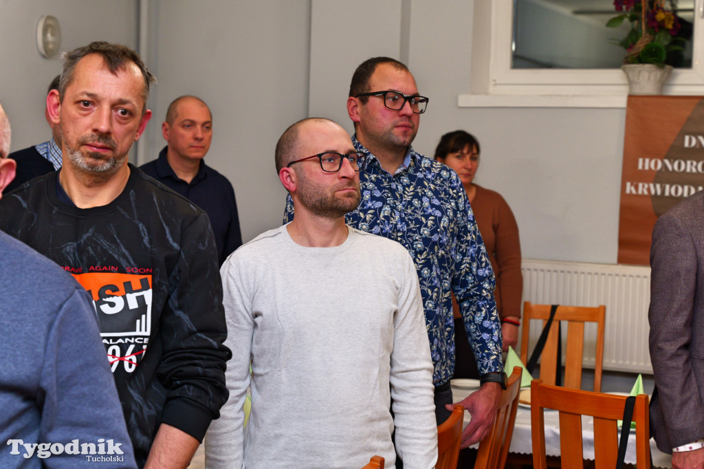 Krwiodawcy z powiatu tucholskiego odznaczeni z prezesem PCK