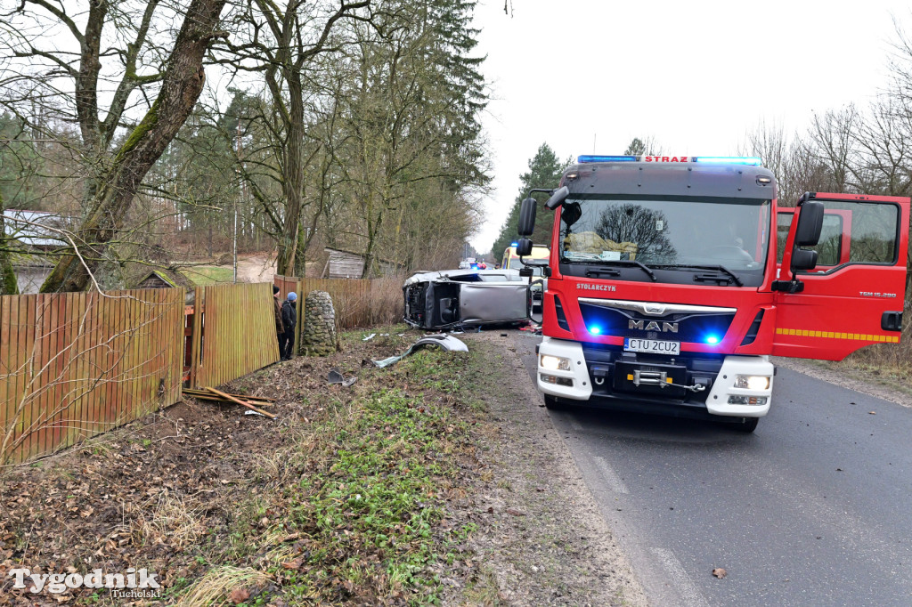 26 grudnia. Wypadek w Plaskoszu. Na miejscu LPR