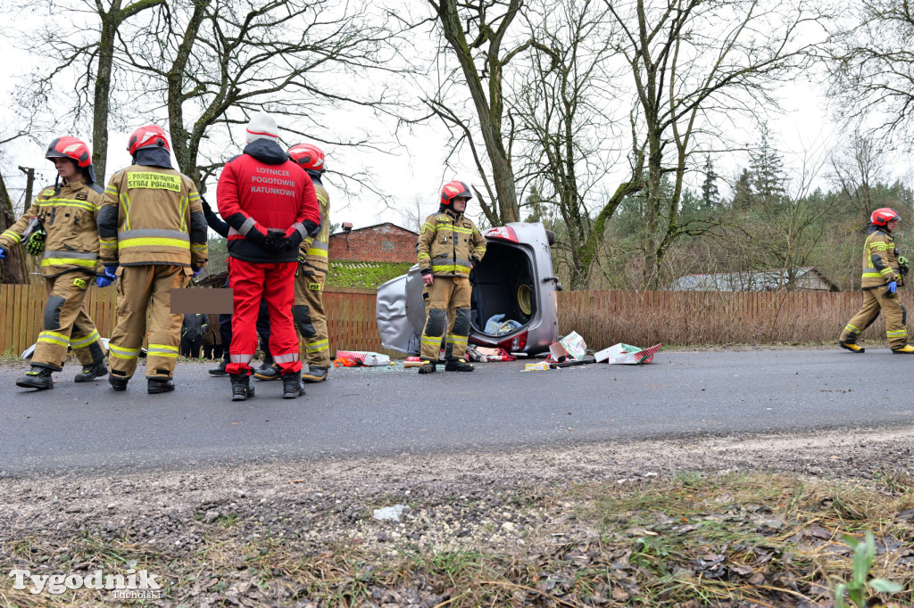 26 grudnia. Wypadek w Plaskoszu. Na miejscu LPR