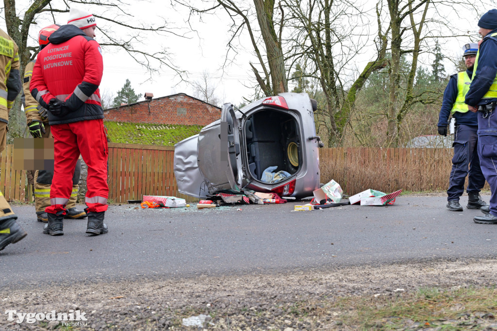 26 grudnia. Wypadek w Plaskoszu. Na miejscu LPR