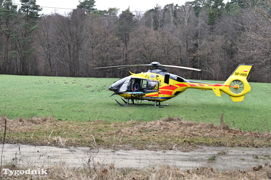26 grudnia. Wypadek w Plaskoszu. Na miejscu LPR