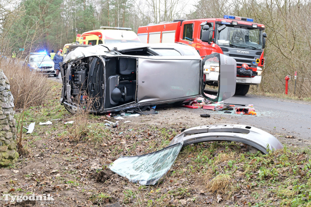 26 grudnia. Wypadek w Plaskoszu. Na miejscu LPR