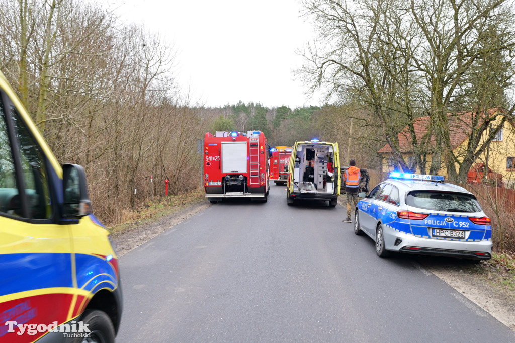 26 grudnia. Wypadek w Plaskoszu. Na miejscu LPR