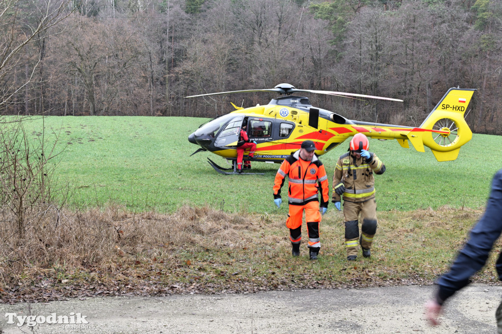26 grudnia. Wypadek w Plaskoszu. Na miejscu LPR