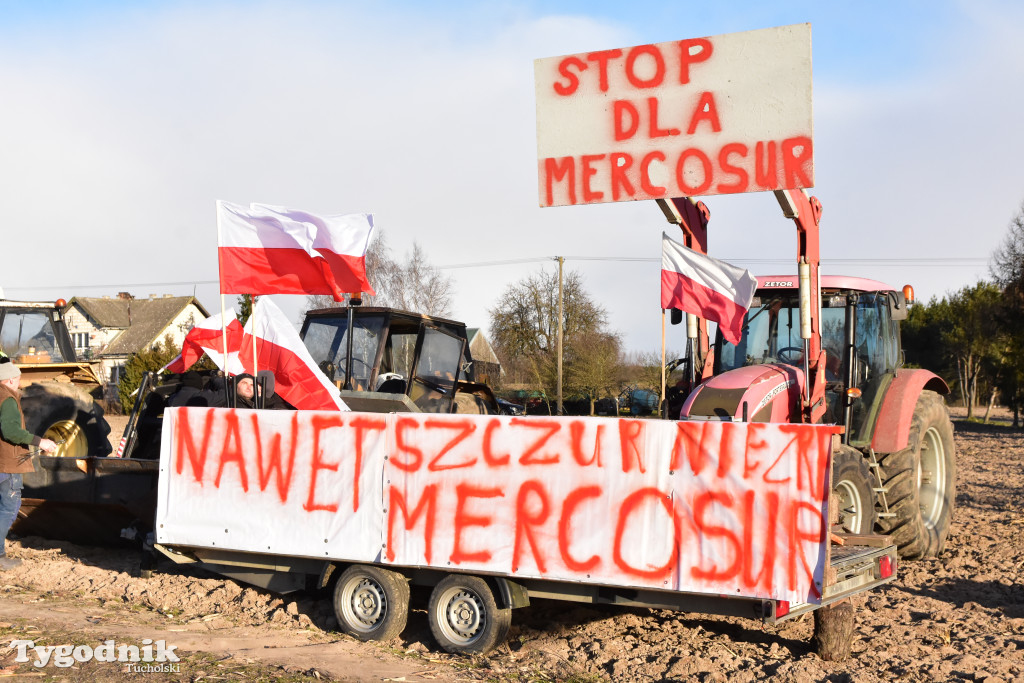 Rolnicy z powiatu tucholskiego dołączyli do ogólnopolskiego protestu