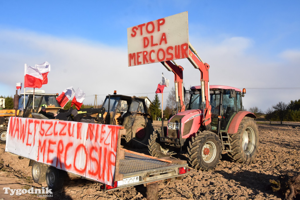 Rolnicy z powiatu tucholskiego dołączyli do ogólnopolskiego protestu