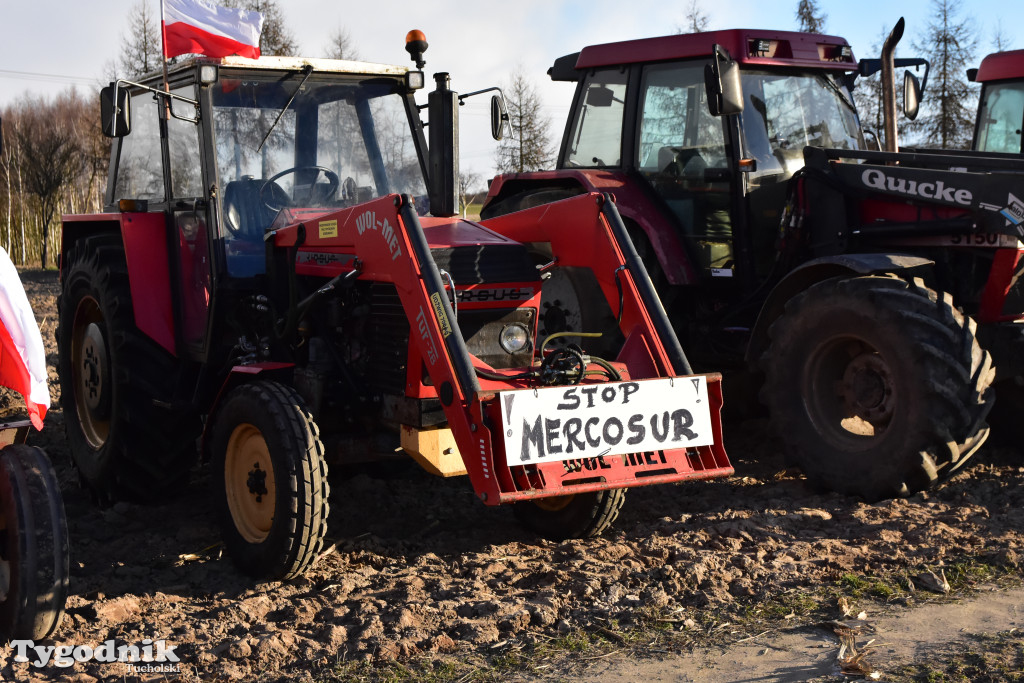Rolnicy z powiatu tucholskiego dołączyli do ogólnopolskiego protestu