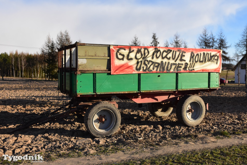 Rolnicy z powiatu tucholskiego dołączyli do ogólnopolskiego protestu