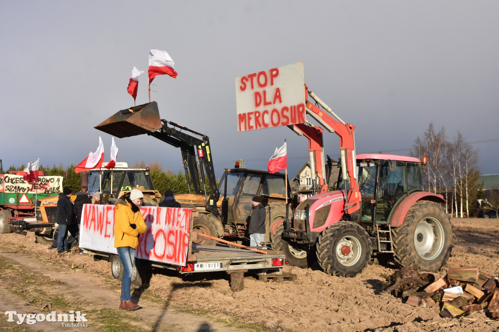 Rolnicy z powiatu tucholskiego dołączyli do ogólnopolskiego protestu