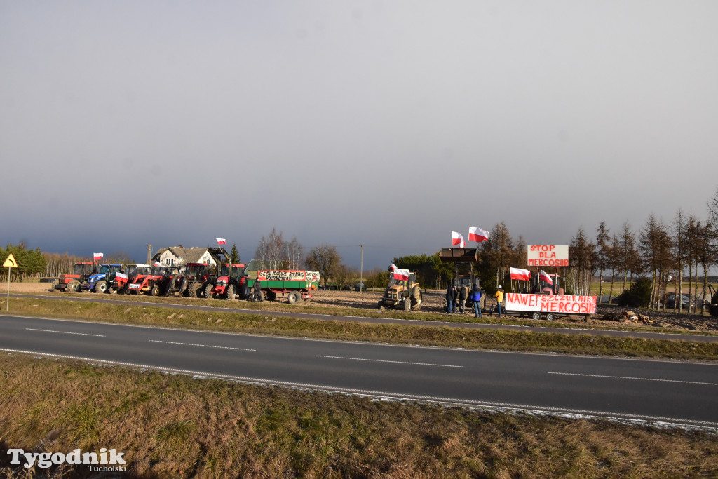 Rolnicy z powiatu tucholskiego dołączyli do ogólnopolskiego protestu