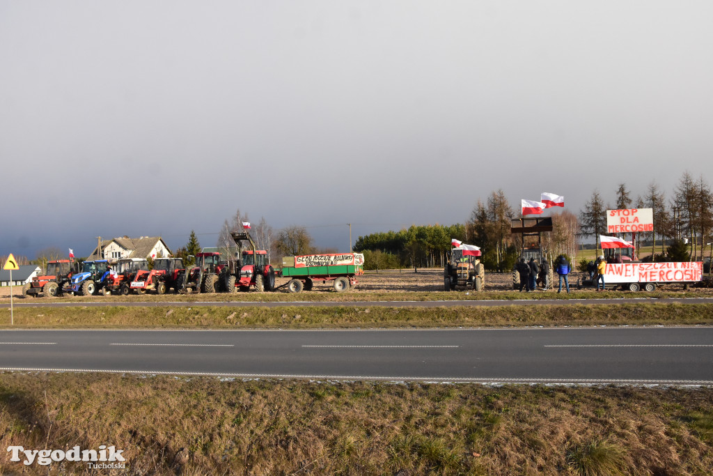 Rolnicy z powiatu tucholskiego dołączyli do ogólnopolskiego protestu