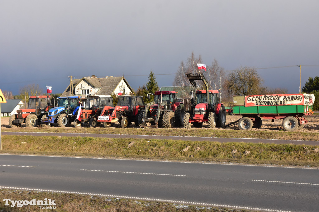 Rolnicy z powiatu tucholskiego dołączyli do ogólnopolskiego protestu