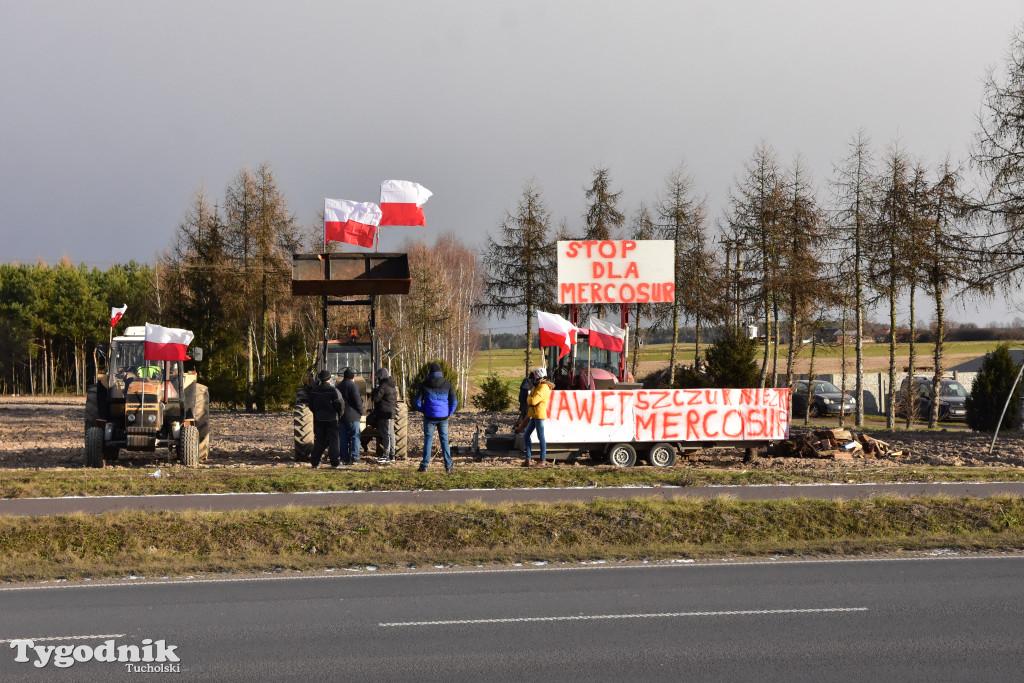 Rolnicy z powiatu tucholskiego dołączyli do ogólnopolskiego protestu