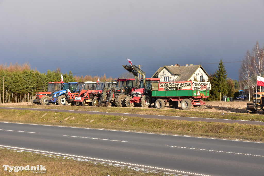 Rolnicy z powiatu tucholskiego dołączyli do ogólnopolskiego protestu