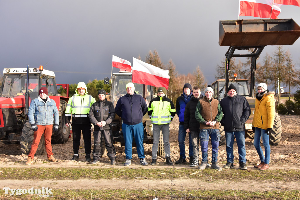 Rolnicy z powiatu tucholskiego dołączyli do ogólnopolskiego protestu