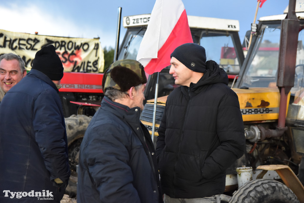 Rolnicy z powiatu tucholskiego dołączyli do ogólnopolskiego protestu