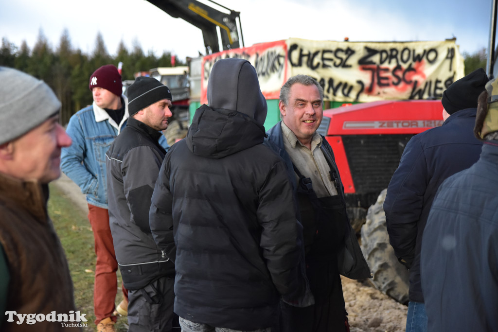 Rolnicy z powiatu tucholskiego dołączyli do ogólnopolskiego protestu