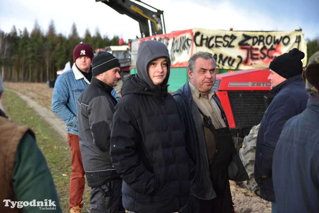 Rolnicy z powiatu tucholskiego dołączyli do ogólnopolskiego protestu