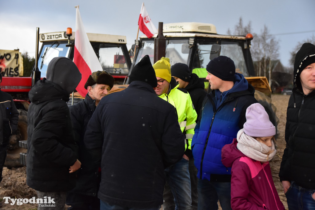 Rolnicy z powiatu tucholskiego dołączyli do ogólnopolskiego protestu