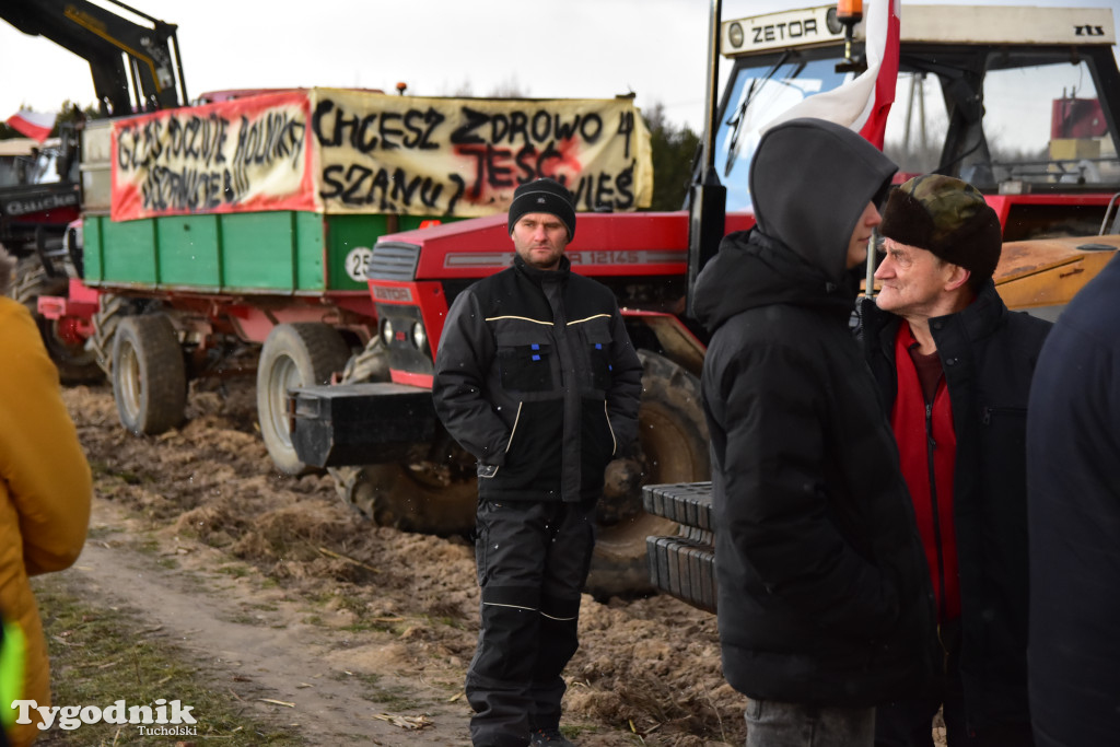 Rolnicy z powiatu tucholskiego dołączyli do ogólnopolskiego protestu