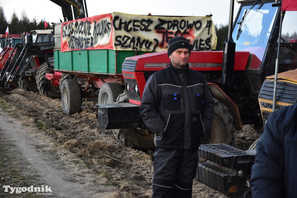 Rolnicy z powiatu tucholskiego dołączyli do ogólnopolskiego protestu