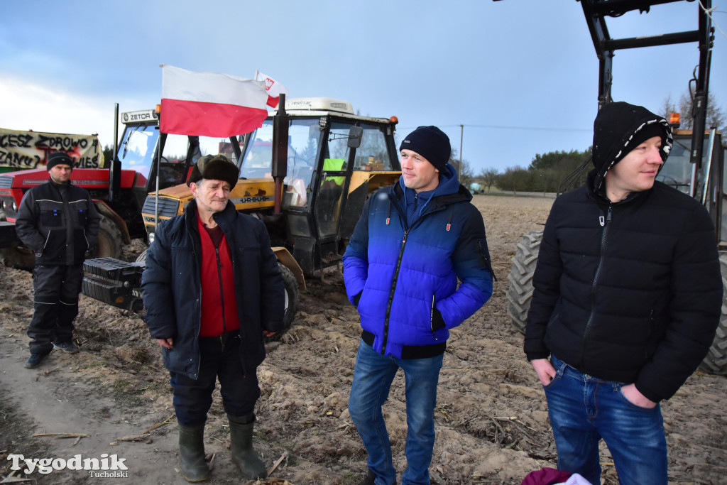 Rolnicy z powiatu tucholskiego dołączyli do ogólnopolskiego protestu