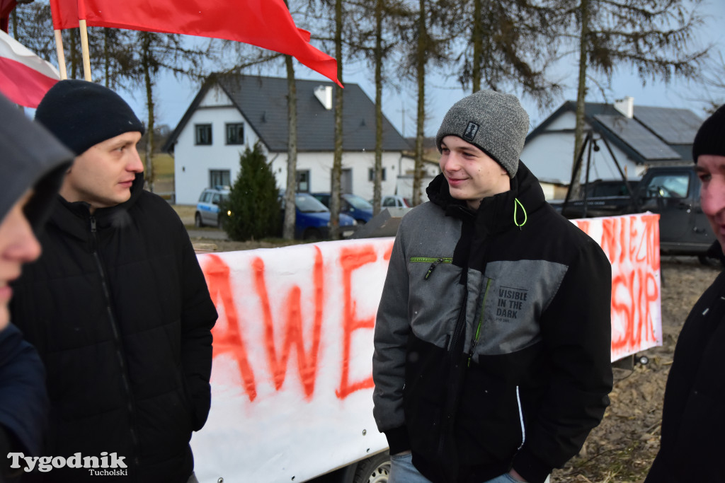 Rolnicy z powiatu tucholskiego dołączyli do ogólnopolskiego protestu
