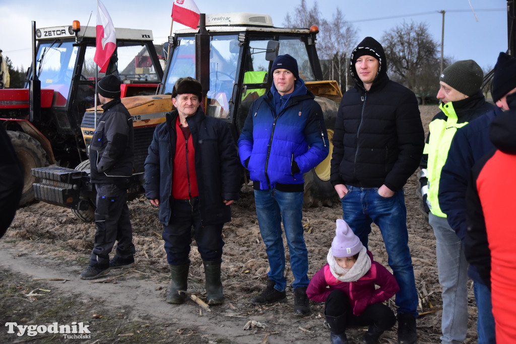 Rolnicy z powiatu tucholskiego dołączyli do ogólnopolskiego protestu