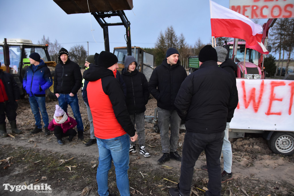 Rolnicy z powiatu tucholskiego dołączyli do ogólnopolskiego protestu