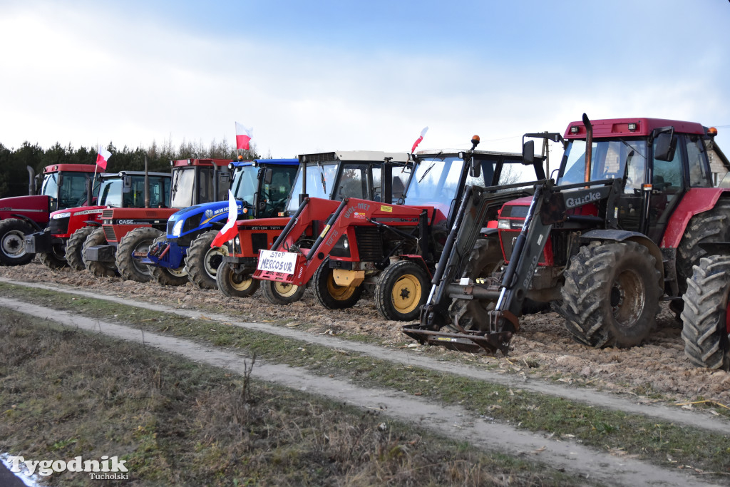 Rolnicy z powiatu tucholskiego dołączyli do ogólnopolskiego protestu