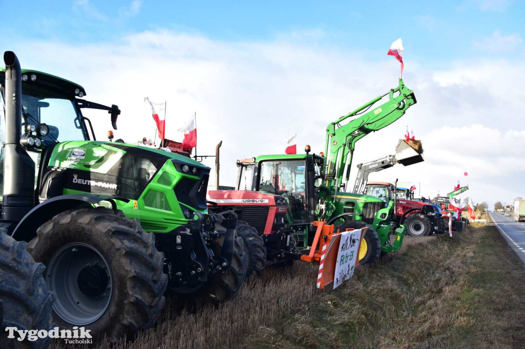 Rolnicy z powiatu tucholskiego dołączyli do ogólnopolskiego protestu