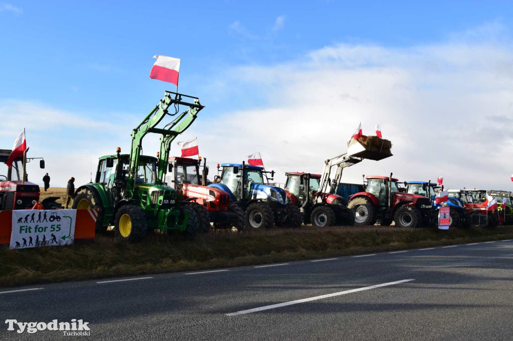 Rolnicy z powiatu tucholskiego dołączyli do ogólnopolskiego protestu