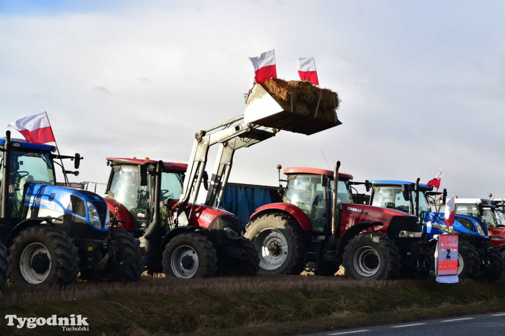 Rolnicy z powiatu tucholskiego dołączyli do ogólnopolskiego protestu