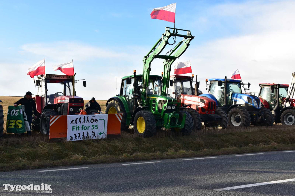Rolnicy z powiatu tucholskiego dołączyli do ogólnopolskiego protestu