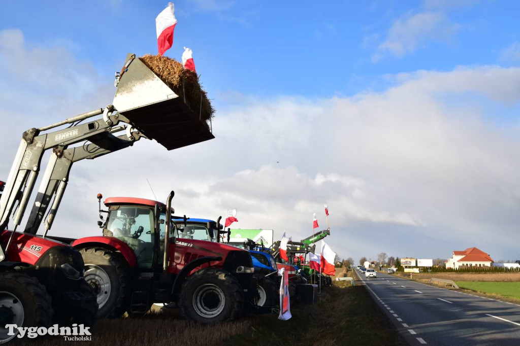 Rolnicy z powiatu tucholskiego dołączyli do ogólnopolskiego protestu