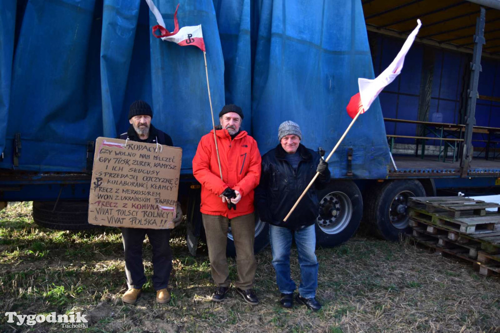 Rolnicy z powiatu tucholskiego dołączyli do ogólnopolskiego protestu