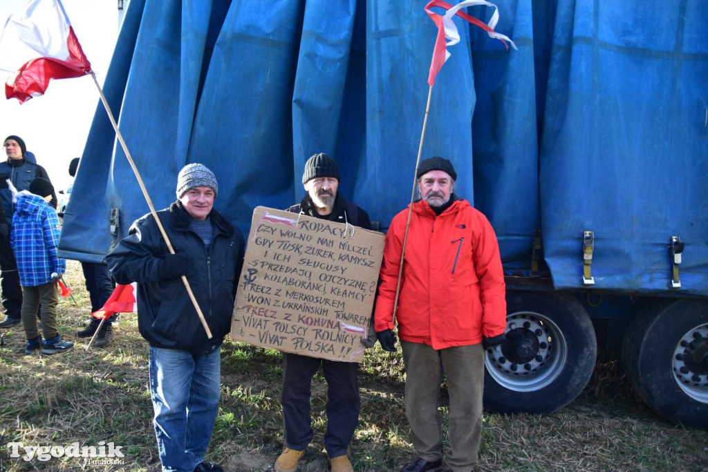 Rolnicy z powiatu tucholskiego dołączyli do ogólnopolskiego protestu