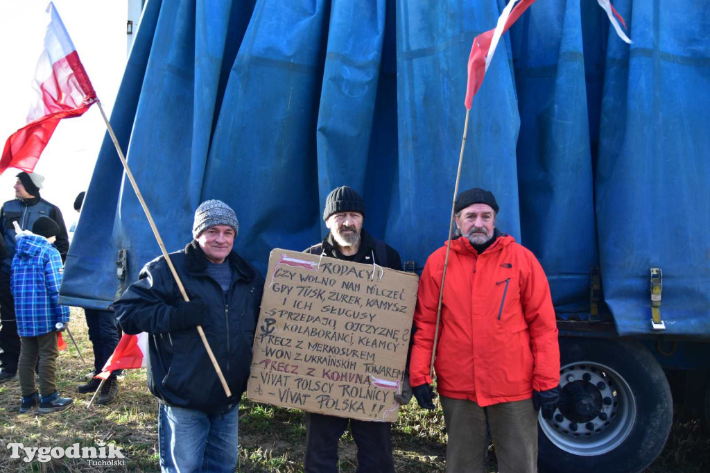 Rolnicy z powiatu tucholskiego dołączyli do ogólnopolskiego protestu