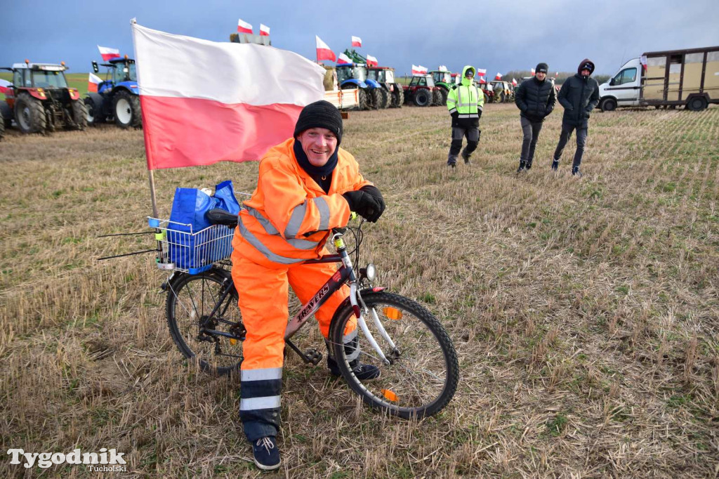Rolnicy z powiatu tucholskiego dołączyli do ogólnopolskiego protestu