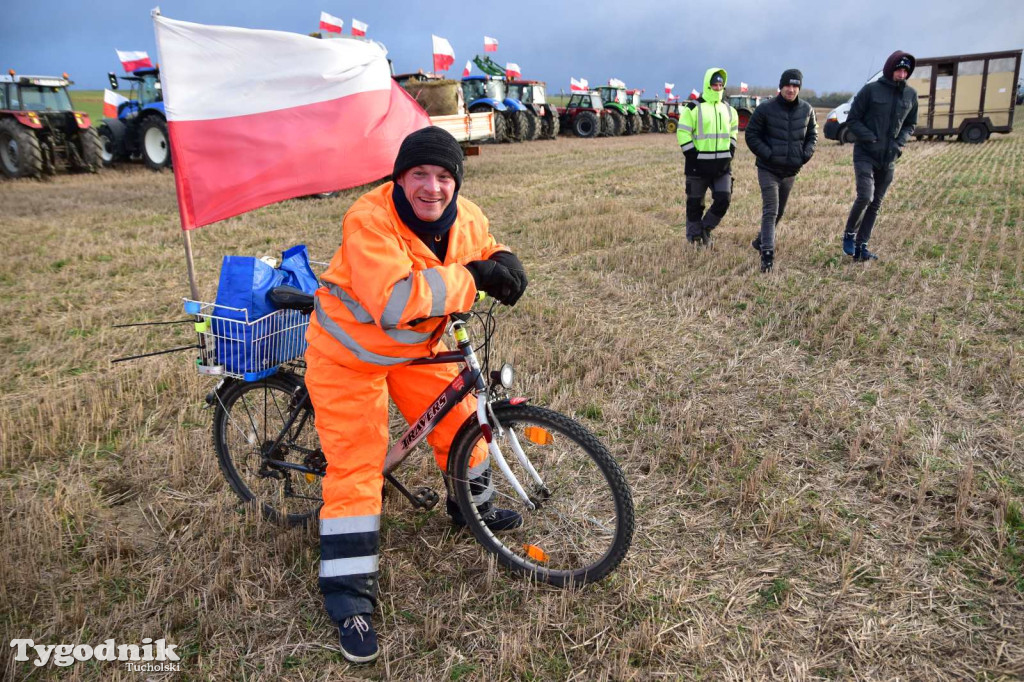 Rolnicy z powiatu tucholskiego dołączyli do ogólnopolskiego protestu