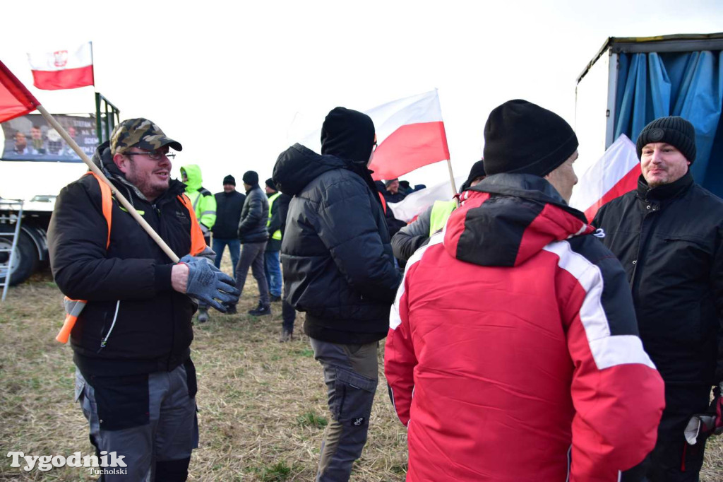 Rolnicy z powiatu tucholskiego dołączyli do ogólnopolskiego protestu