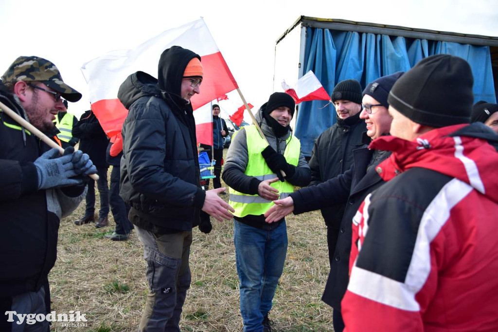 Rolnicy z powiatu tucholskiego dołączyli do ogólnopolskiego protestu