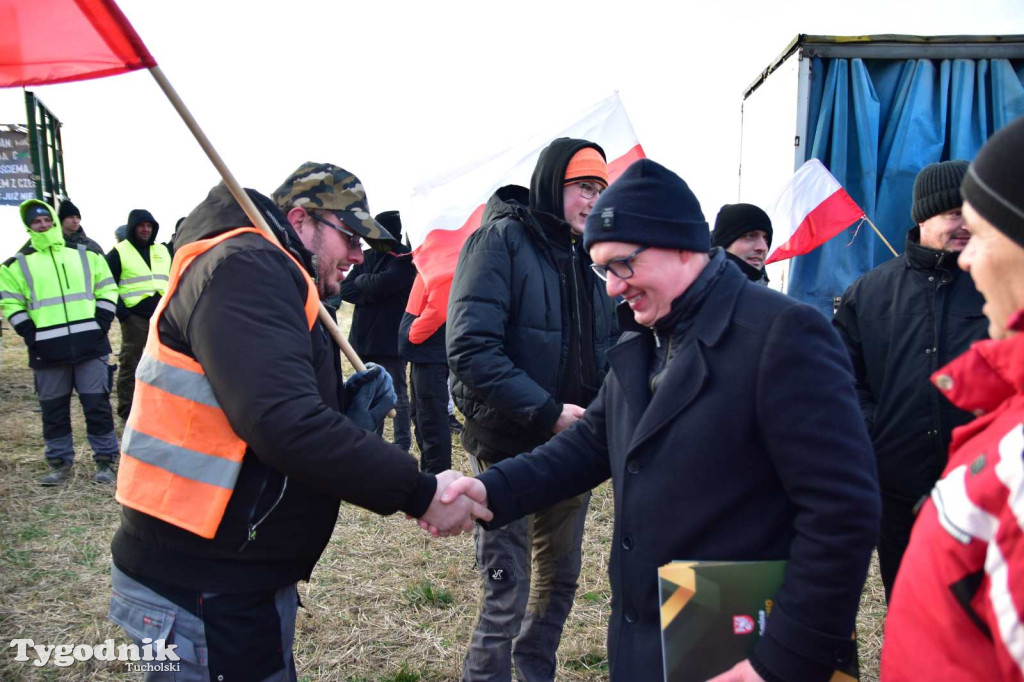 Rolnicy z powiatu tucholskiego dołączyli do ogólnopolskiego protestu