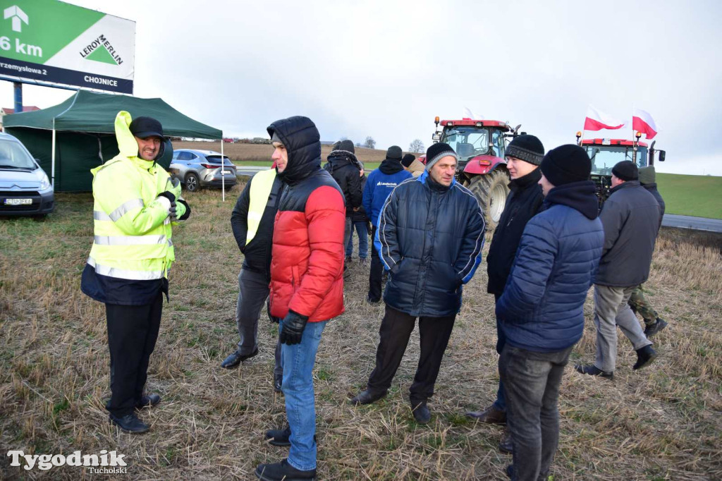 Rolnicy z powiatu tucholskiego dołączyli do ogólnopolskiego protestu
