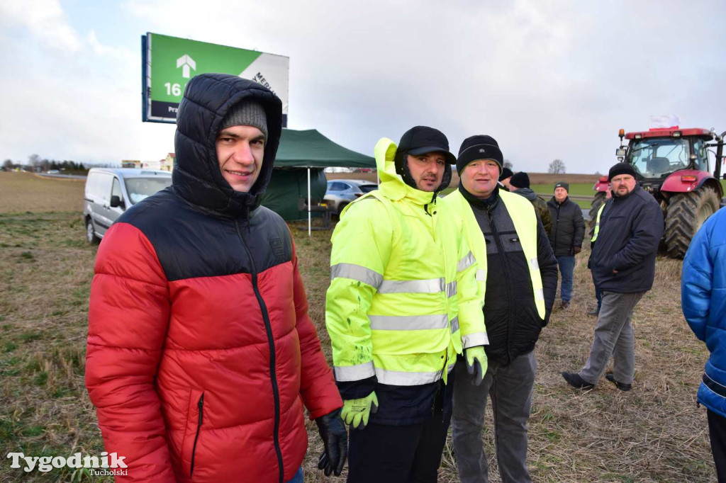 Rolnicy z powiatu tucholskiego dołączyli do ogólnopolskiego protestu