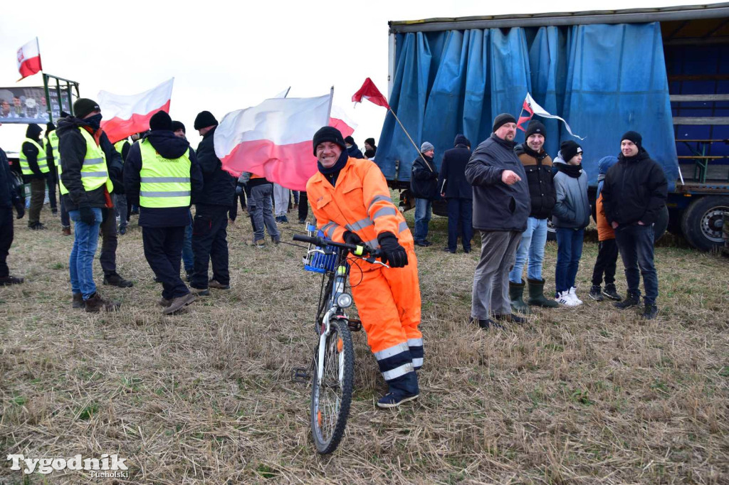 Rolnicy z powiatu tucholskiego dołączyli do ogólnopolskiego protestu