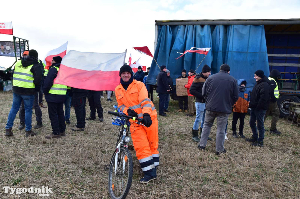 Rolnicy z powiatu tucholskiego dołączyli do ogólnopolskiego protestu