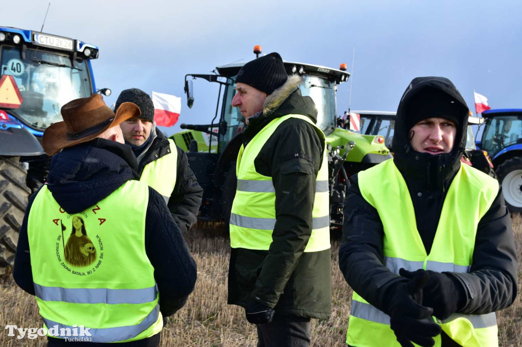Rolnicy z powiatu tucholskiego dołączyli do ogólnopolskiego protestu